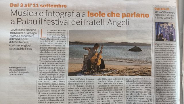 La nuova Sardegna 11 agosto 2022